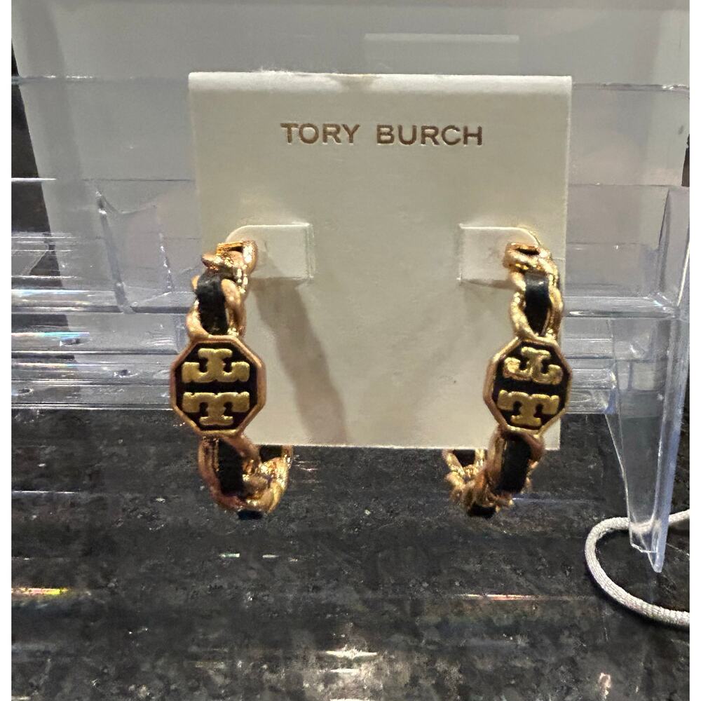Tory Burch Marion Hoop Earrings